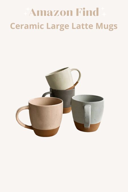 Amazon Find // Ceramic Coffee Mug Set 

#LTKFind #LTKhome