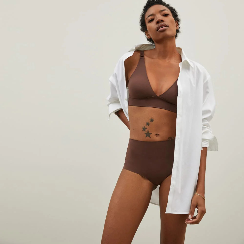 The Invisible High-Rise Hipster | Dark Tan | Everlane