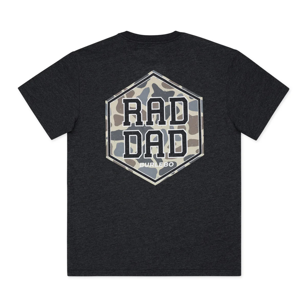 Father and Son Bundle - Short Sleeve Tee - Rad Dad &amp; Rad Dude - Heather Black | BURLEBO