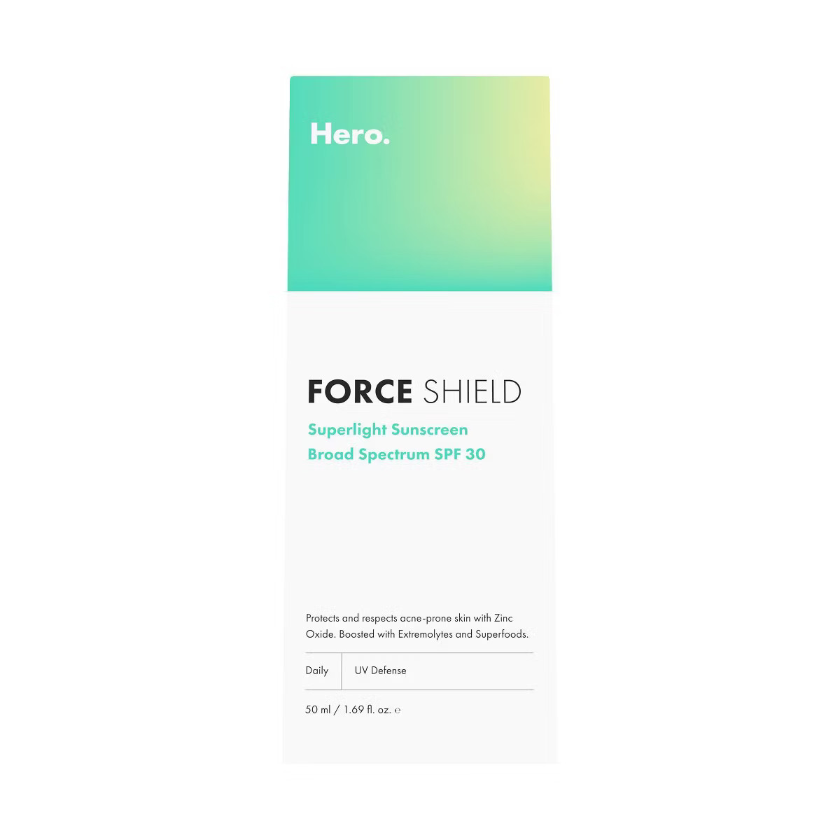 Hero Force Shield Superlight Sunscreen SPF30 - 50ml | Target