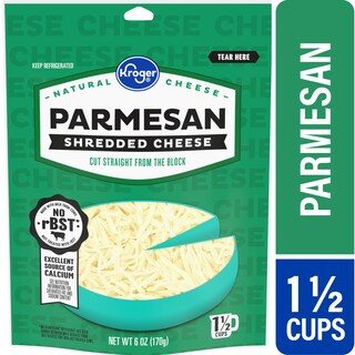 Kroger - Kroger® Parmesan Shredded Cheese, 6 oz | Kroger