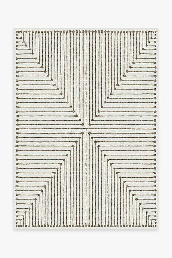 Jonathan Adler Inkdrop Camel & Ivory Rug | Ruggable
