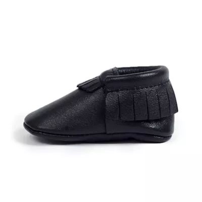 Freshly Picked Size 0-6M Moccasin in Ebony | Bed Bath & Beyond