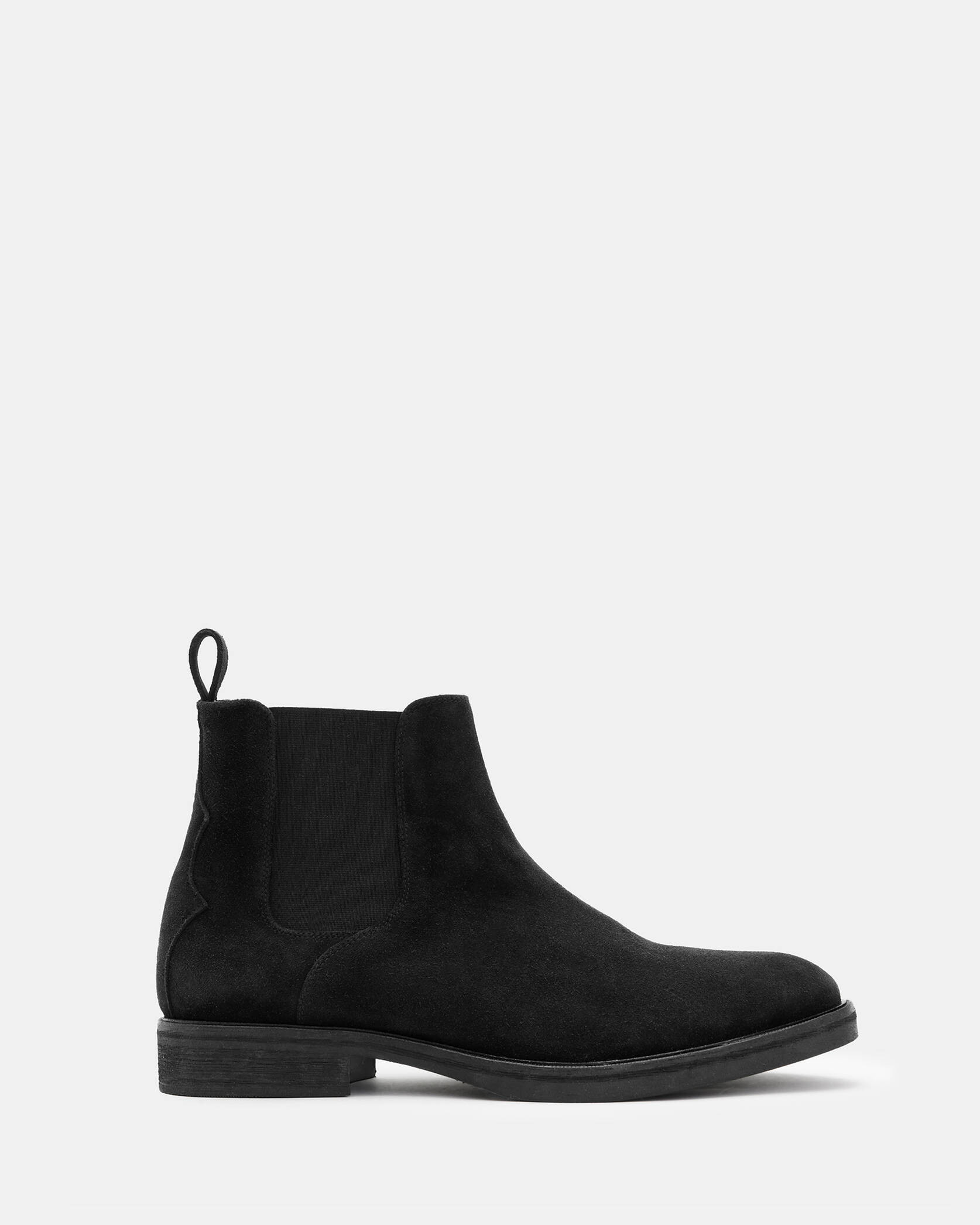 Creed Suede Chelsea Boots Black | ALLSAINTS US | AllSaints US