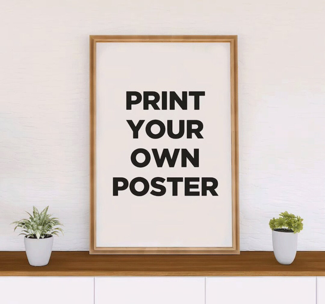 Custom Poster Printing: Premium Satin Photo Paper - Etsy | Etsy (US)