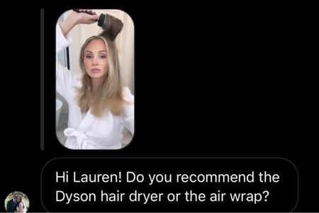 I have both but by far use the dryer more. The air wrap is amazing however I have so much hair the dryer is faster and easier for my hair type! If you’re choosing one, I would vote dryer! Linking my brush too 

#LTKbeauty