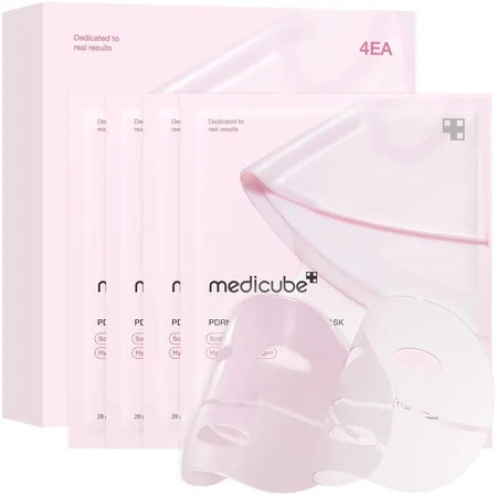 Medicube Salmon DNA PDRN pink collagen jelly gel mask | overnight face mask for glass glow skin - 4ea | Walmart (US)