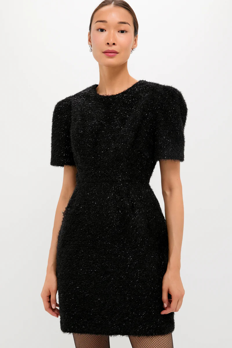 Black and Silver Tinsel Corrine Dress | Tuckernuck (US)
