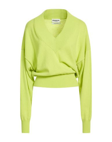 Essentiel Antwerp Woman Sweater Lime green Size M Polyamide, Viscose, Wool, Cashmere | YOOX (US)