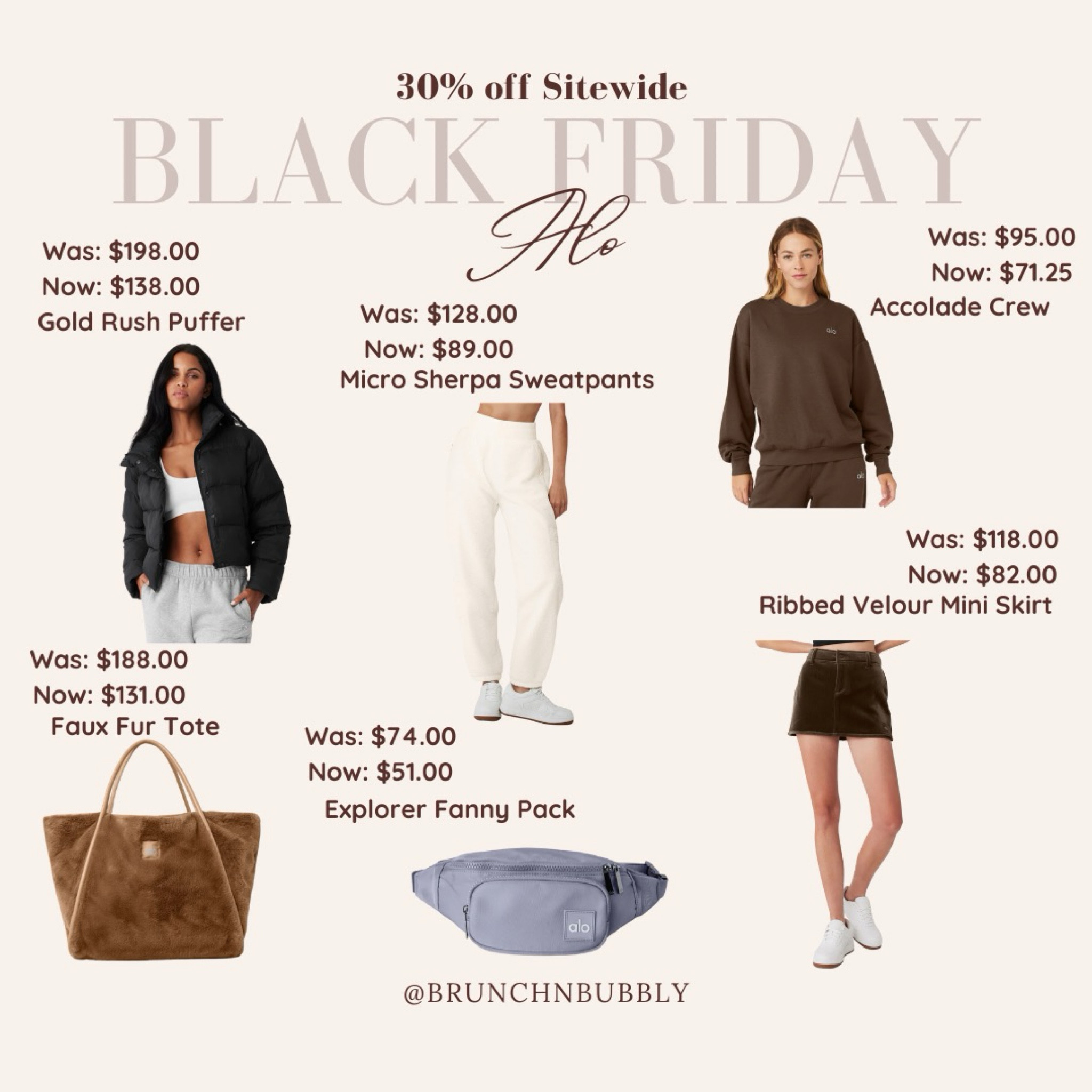 BLACK FRIDAY SALE
Alo is 30% off sitewide! 

#LTKCyberWeek #LTKHoliday #LTKGiftGuide