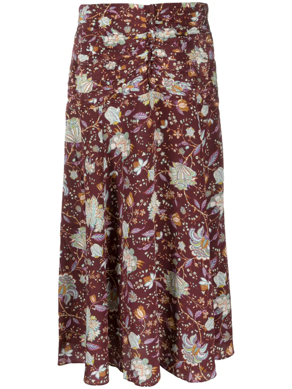 Ulla Johnson Imani Ruched midi-skirt - Farfetch | Farfetch Global