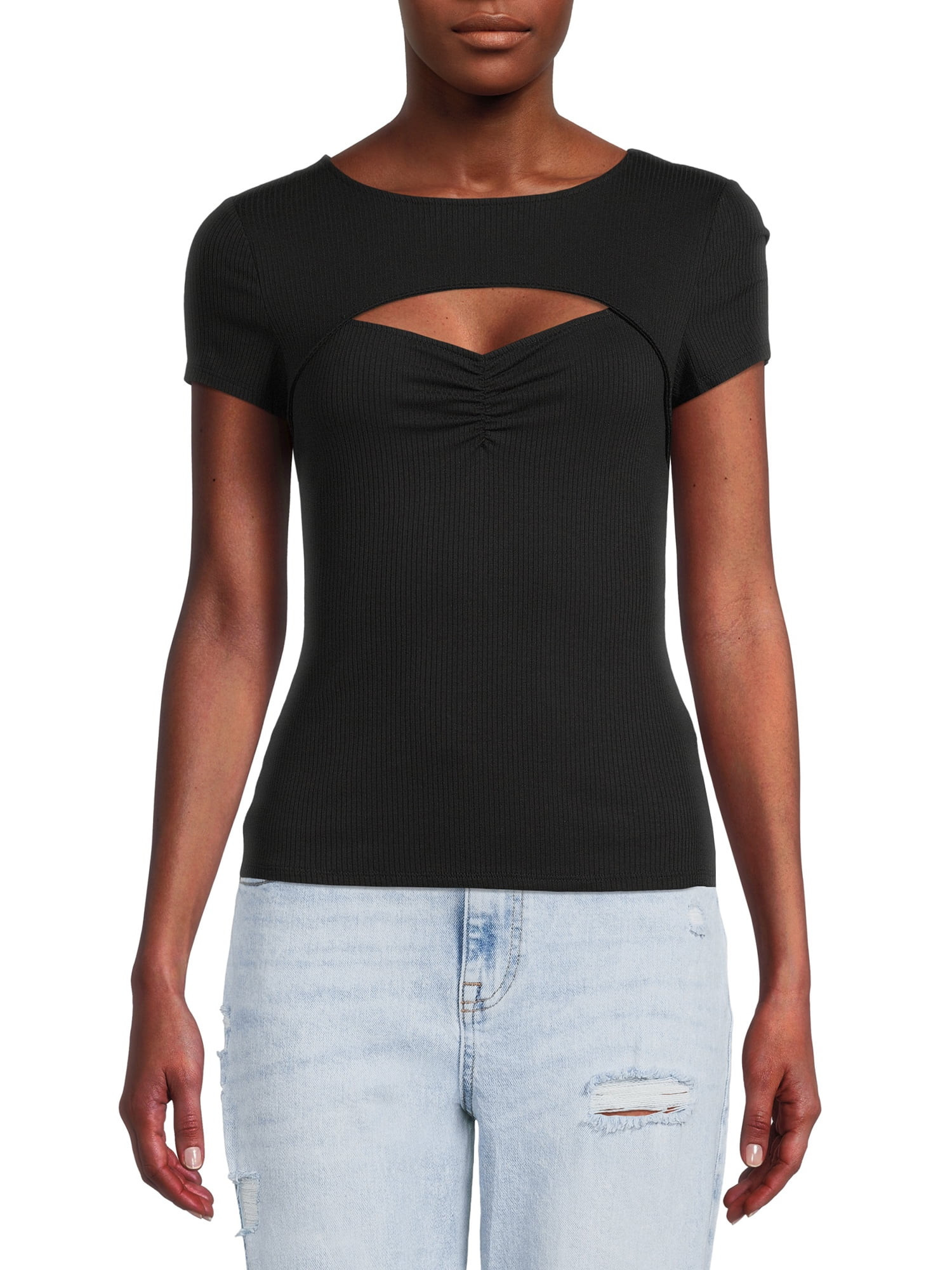 No Boundaries Juniors Sweetheart Tank Top - Walmart.com | Walmart (US)