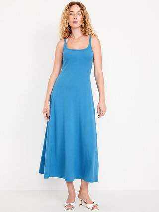 Sleeveless Ribbed Maxi Dress | Old Navy (US)