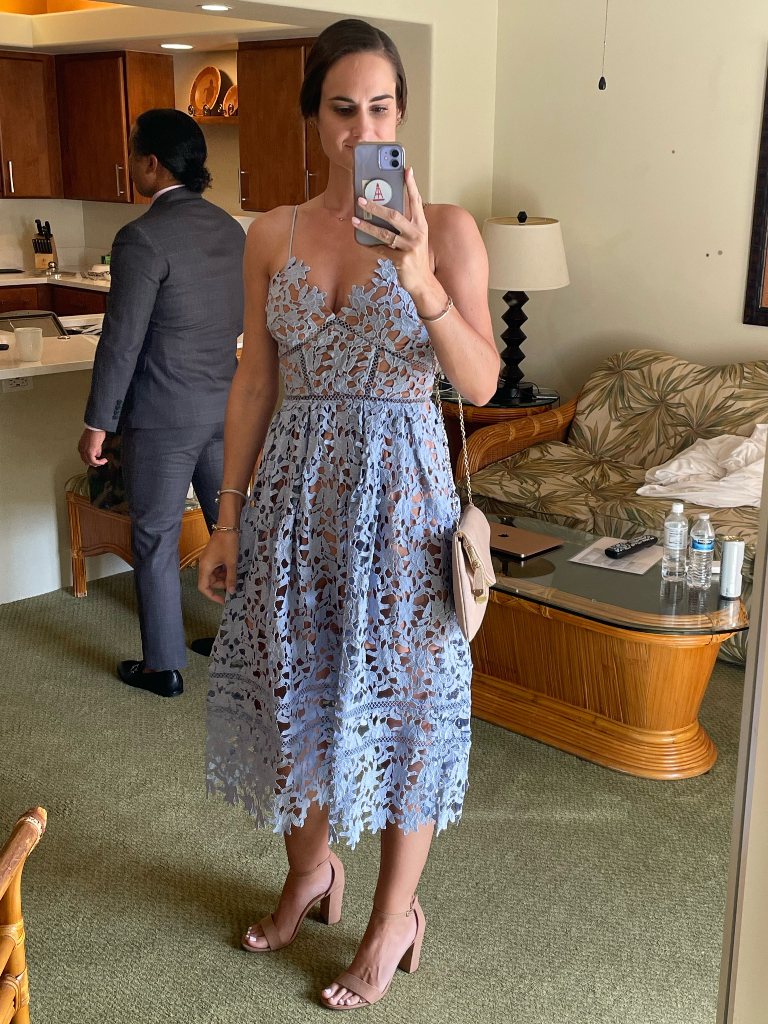 One of my new favorite wedding guest dresses!!! This dress is so insanely well made. It is on the heavier side and sizing was a bit difficult for me due to my bust to waist sizing. I went with a US 4/UK 8 to ensure my bust would fit (34D) and had about an inch of space around the waist. I may have that taken in before I wear this dress again but it was rather nice having so much space to eat all the yummy food at the wedding we went to. The color was unbelievable and I got so many compliments! Can’t recommend enough! 

#LTKwedding #LTKstyletip