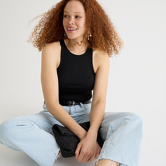 New favorite tank in vintage rib | J. Crew US