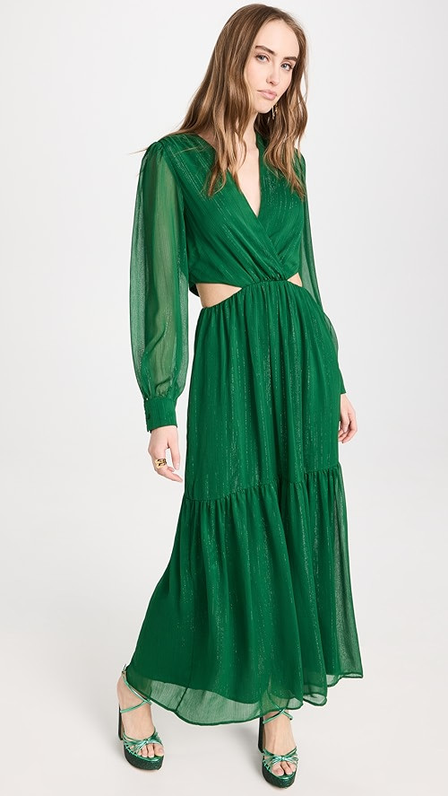 WAYF Cut Out Tiered Maxi Dress | SHOPBOP | Shopbop