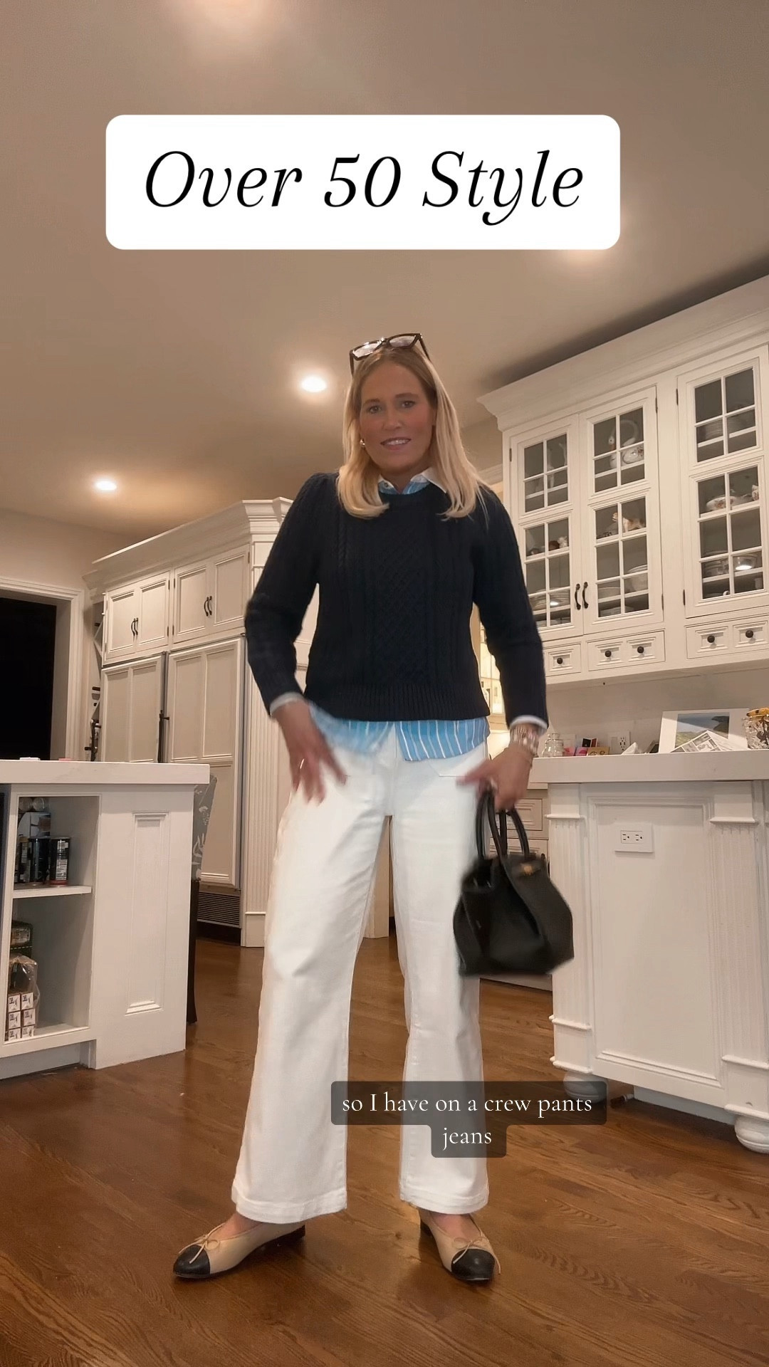 We love Two-toned ballet flats! They add interest, are classic and are comfy too! 

#LTKmidsize #LTKover40 #LTKVideo