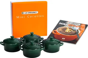 Le Creuset 5-Piece Mini Stoneware Cocottes & Cookbook Set | Nordstrom | Nordstrom