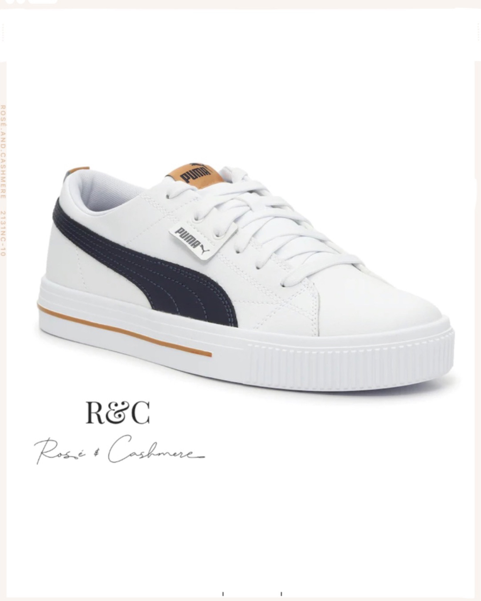 Trending Puma black & white sneaker with tan trim line #Puma #sneakers

#LTKunder100 #LTKshoecrush #LTKfit