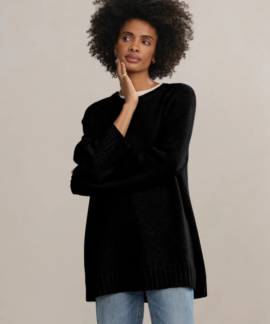 Cashmere Amelia Crewneck | Jenni Kayne