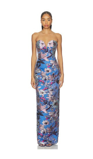 Katie May Ursula Gown in Blue. - size M | Revolve Clothing (Global)