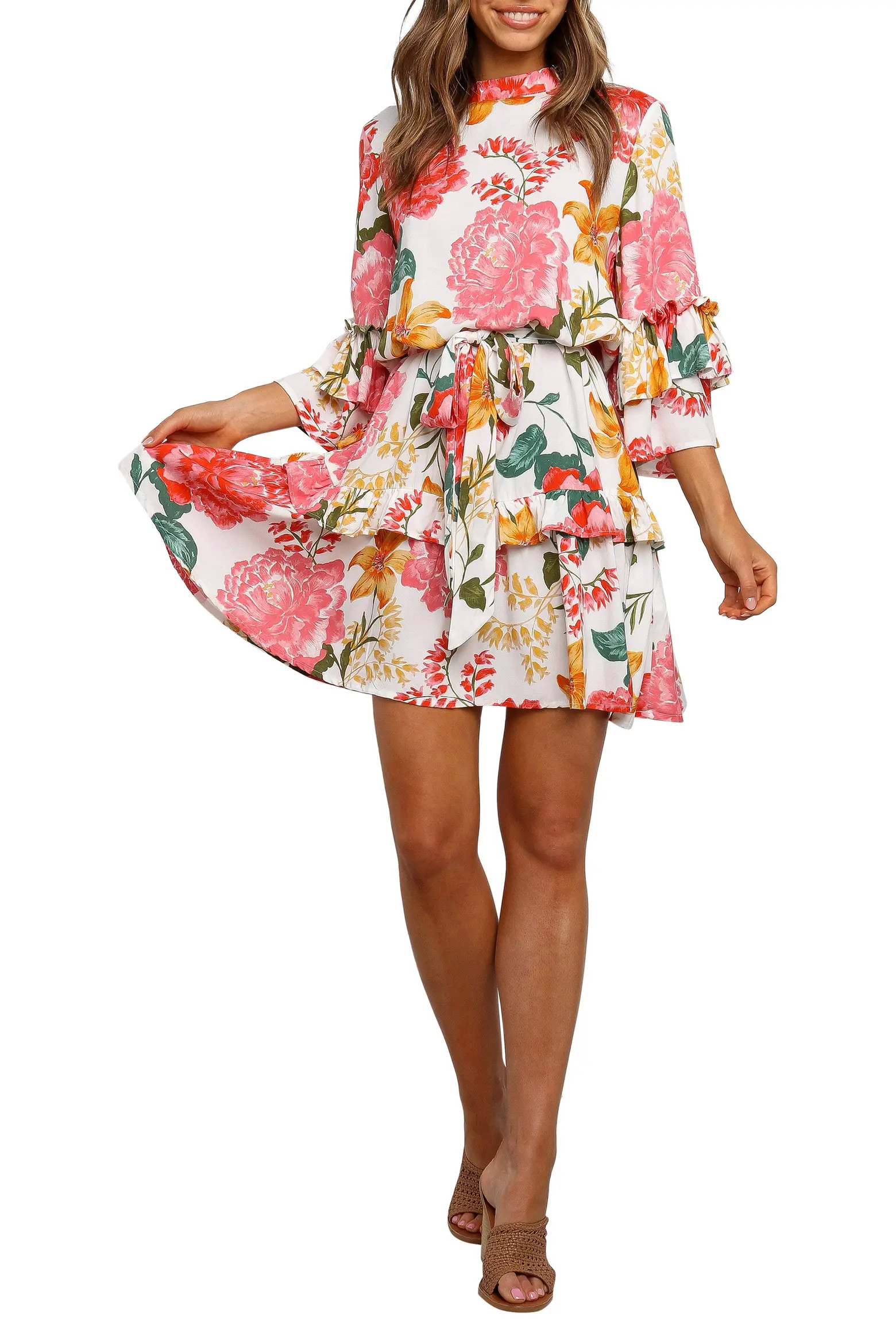 Peta Floral Print Tiered Dress (Women) | Nordstrom | Nordstrom