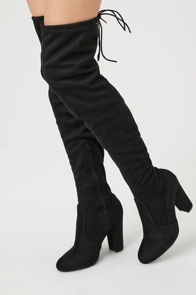 Faux Suede Over-the-Knee Boots | Forever 21 (US)