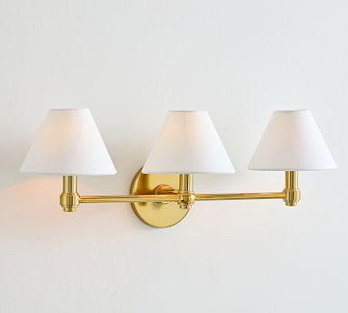Everett Metal Triple Sconce (24") | Pottery Barn (US)