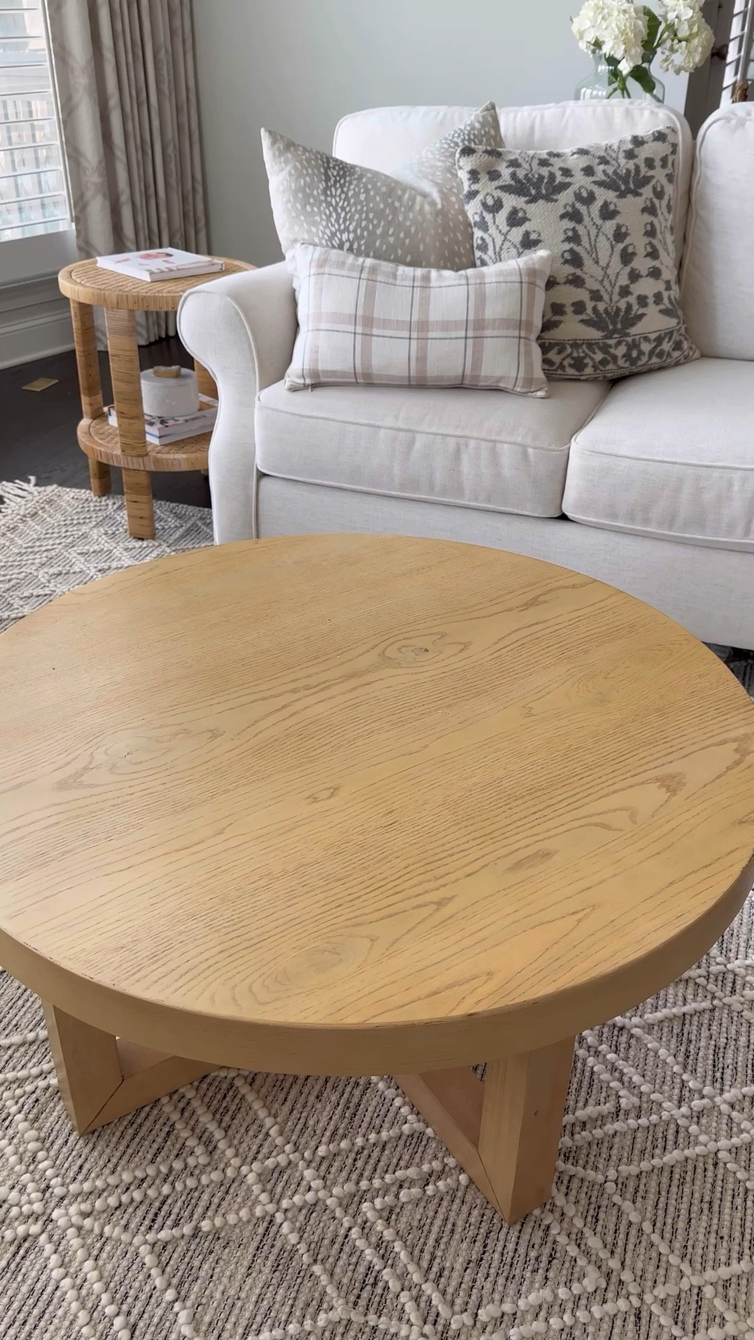 How to style a round coffee table! I made this one relatively kid friendly :) // living room decor // neutral living room // round coffee tables 

#LTKFind #LTKhome