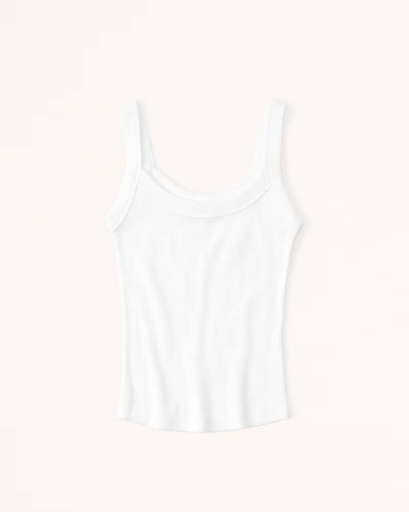 Essential Rib Tuckable 90s Tank | Abercrombie & Fitch (US)