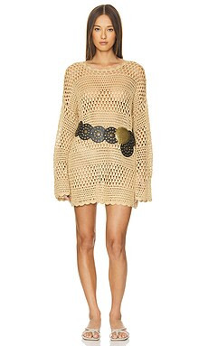 Show Me Your Mumu Paula Pullover in Latte Crochet from Revolve.com | Revolve Clothing (Global)