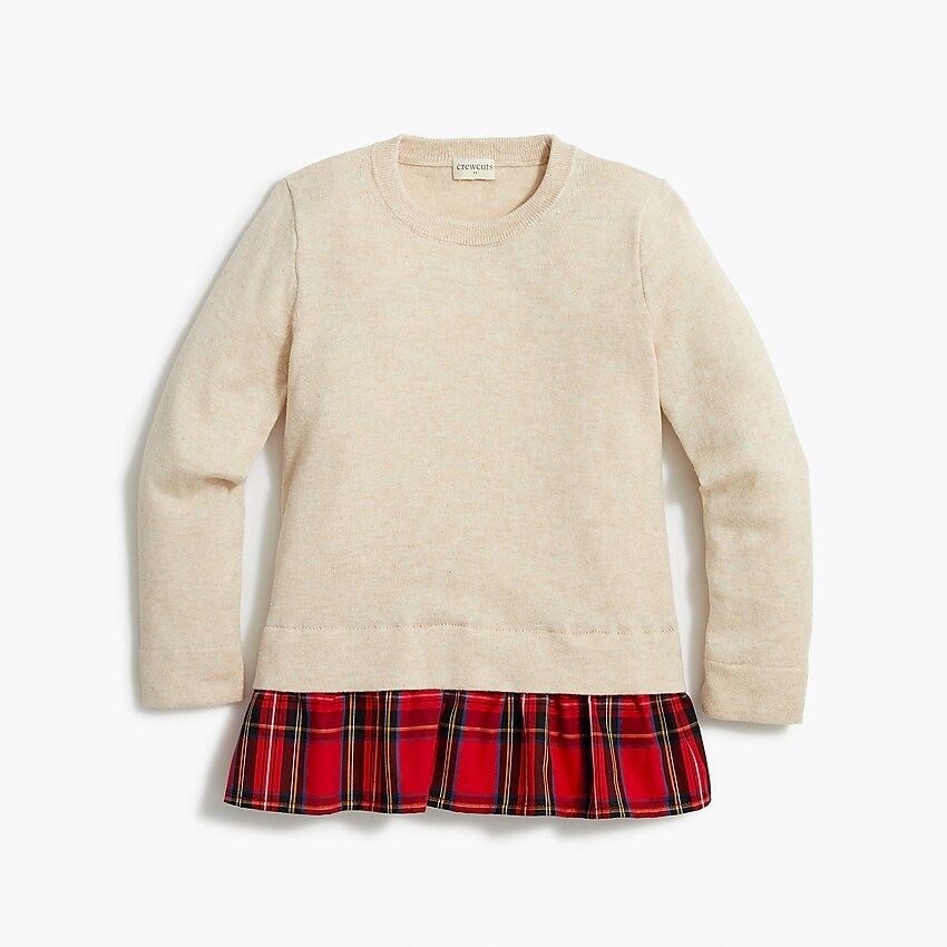 Girls' peplum sweater | J.Crew Factory