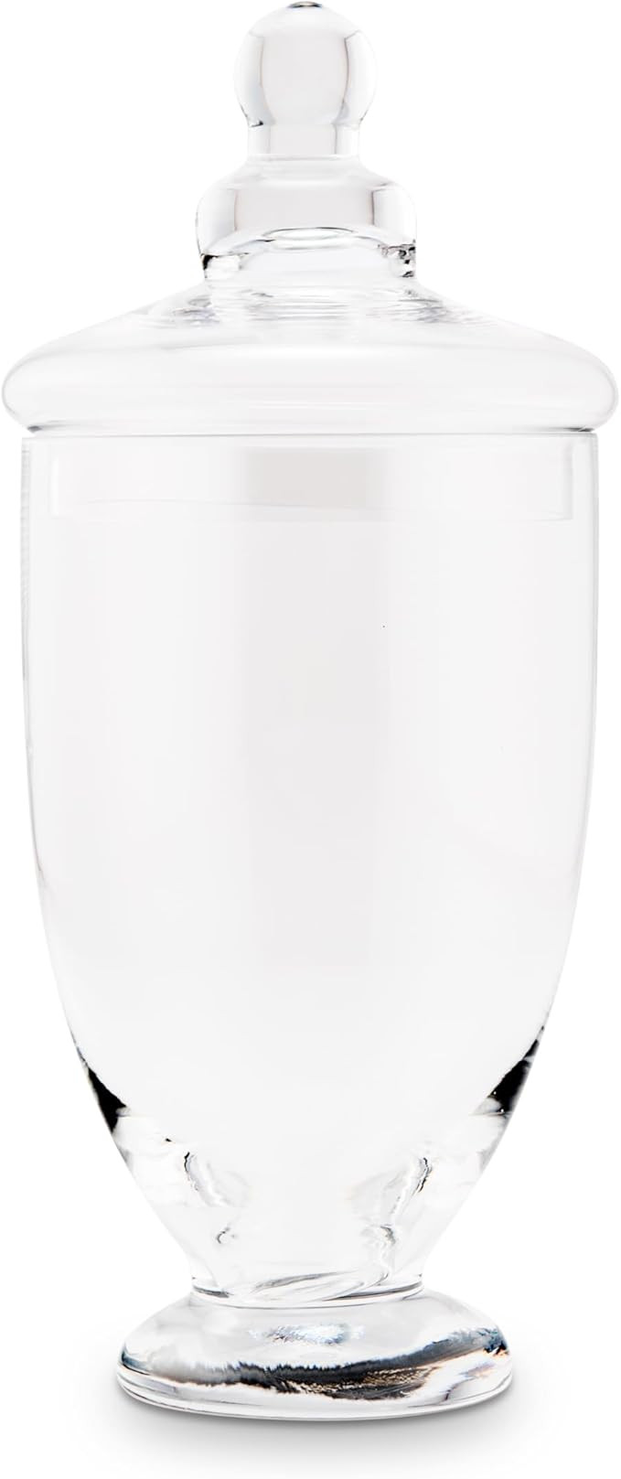 WEDDINGSTAR Small Glass Apothecary Candy Jar - Footed Vase with Lid | Amazon (US)