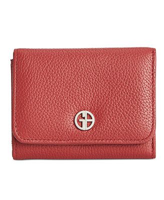 Giani Bernini Softy Leather Trifold Wallet, Created for Macy's & Reviews - Handbags & Accessories... | Macys (US)