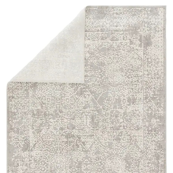 The Gray Barn Foxborough Abstract Area Rug - 8'X10' - Silver/White | Bed Bath & Beyond