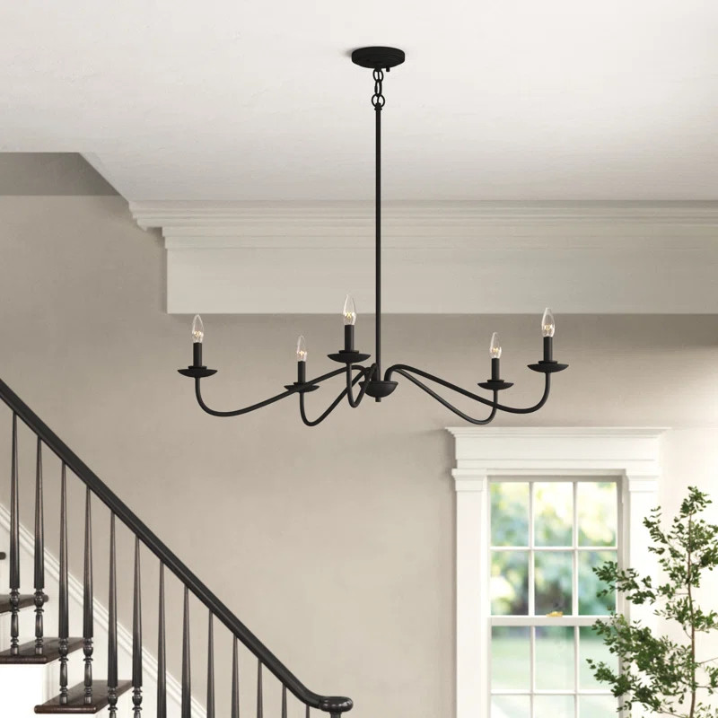 Ally 5 - Light Candle Style Classic Chandelier | Wayfair North America