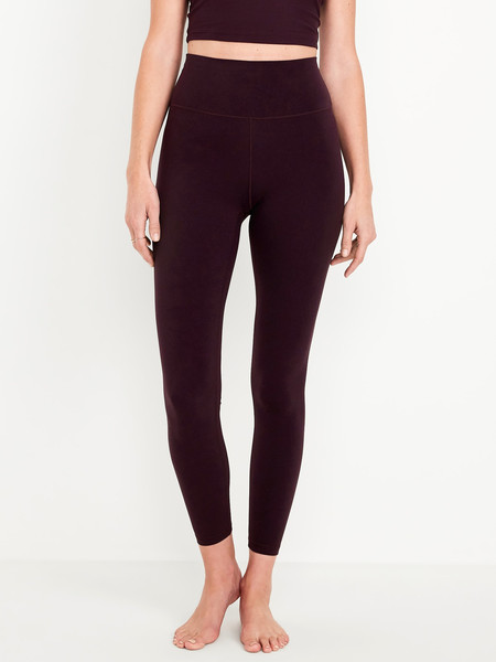 High-Waisted StudioSmooth 7/8 Leggings | Old Navy (US)
