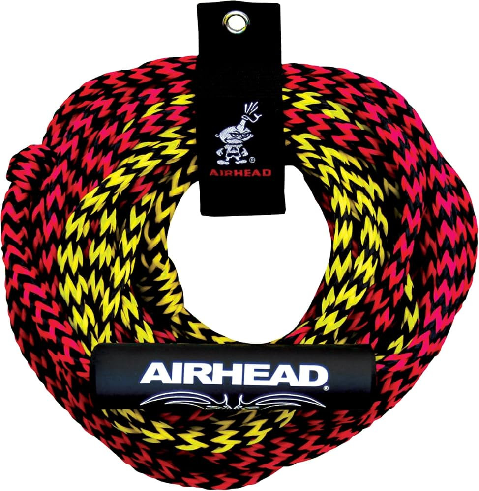 Airhead 1-4 Person Tow Rope for Towable Tubes, 60 ft Heavy Duty 2-Section Boat Towline for Tubing... | Amazon (US)