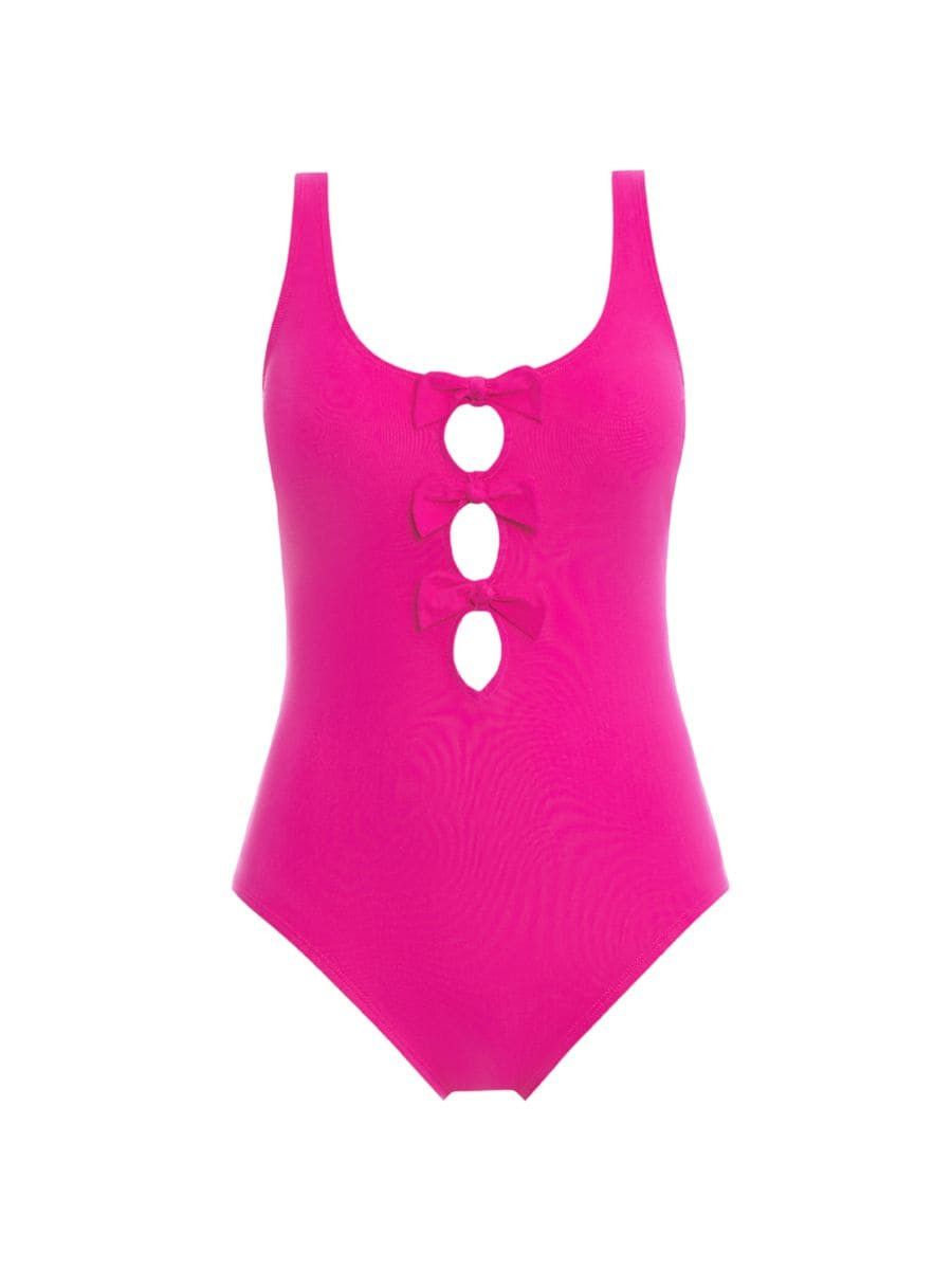 Jelly Beans Alysa Bow One-Piece Swimsuit | Saks Fifth Avenue