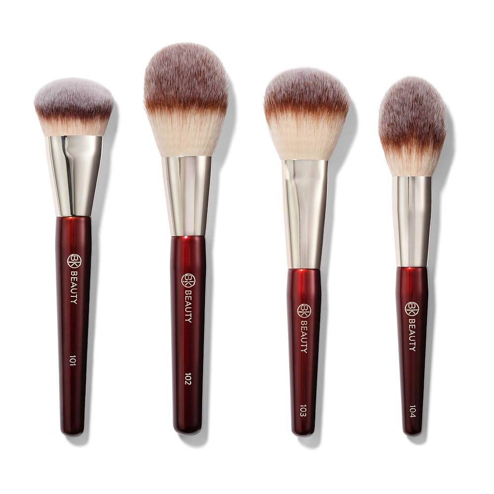 BK BEAUTY - ESSENTIALS FACE BRUSH SET (4PC) - Professional Makeup Brush Set for Liquid or Cream F... | Amazon (US)