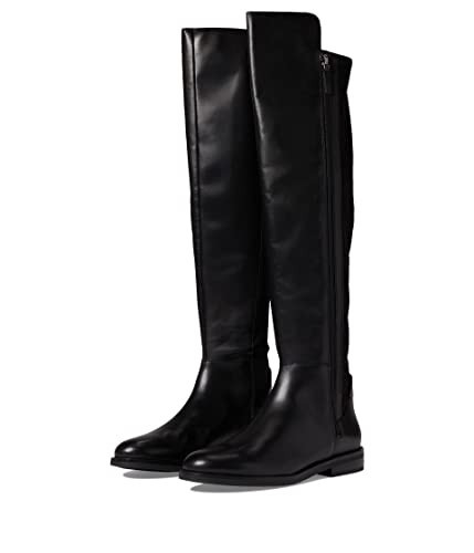 Cole Haan Women's Chase Tall Knee Boot, Black Leather, 5.5 | Amazon (US)