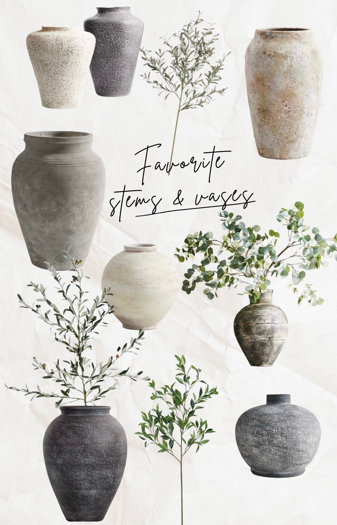 faux stems + vases 🤍

#LTKSaleAlert #LTKHome