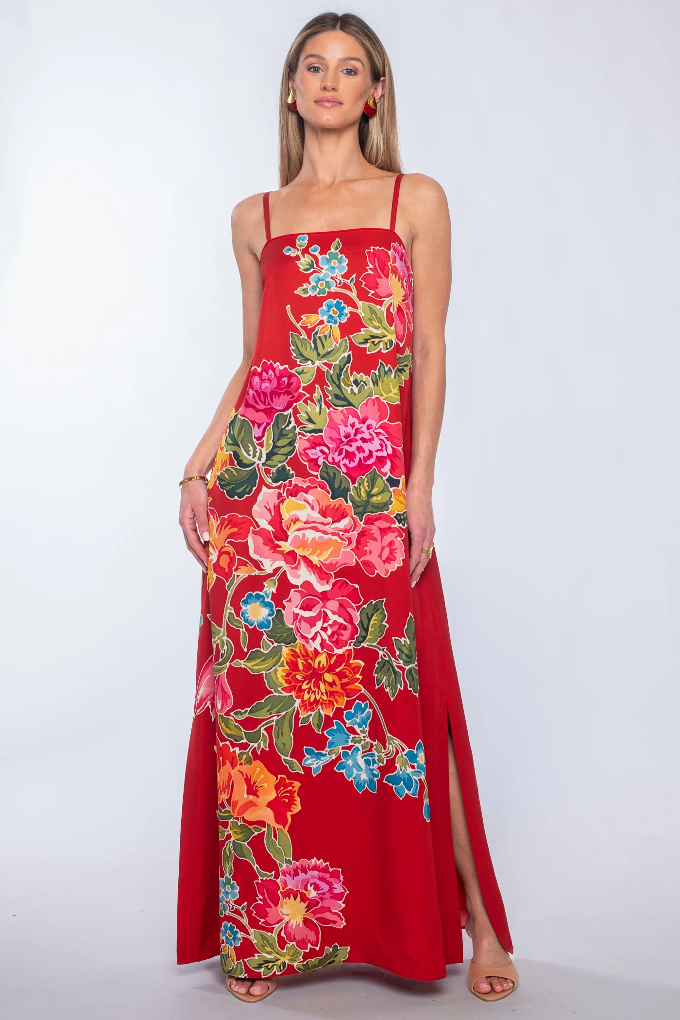 Betsy Dress in Fall Blooms | Elizabeth James The Label