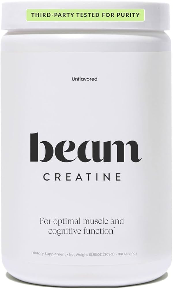 Beam Creatine Powder, Third Party Tested, Micronized Creatine Monohydrate Supplement, Creatine fo... | Amazon (US)