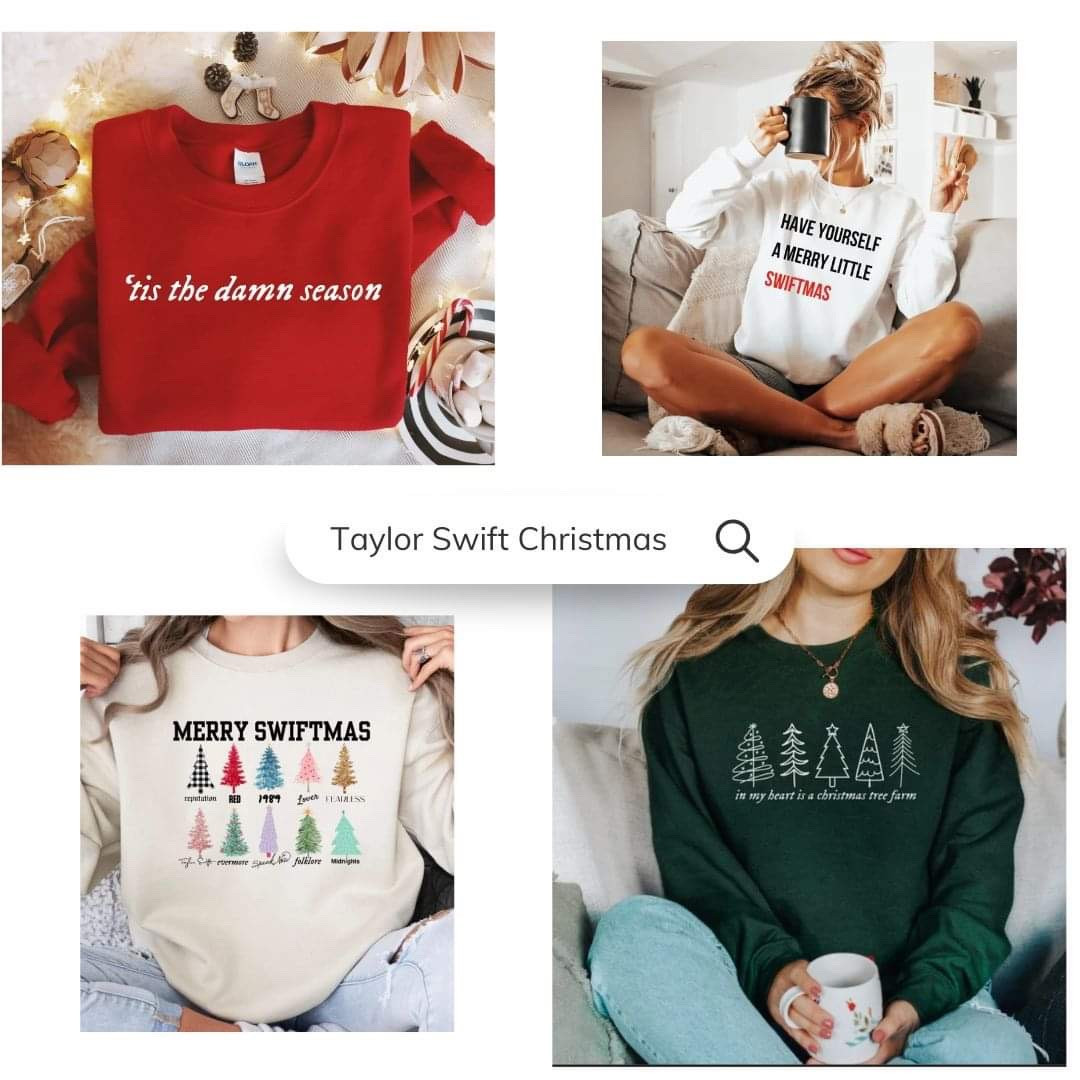 Taylor Swift Christmas Shirts and Sweatshirts! 

-Christmas Gift Ideas for Teens and Tweens
-Gifts for Swifties
-Era’s Tour Outfit Ideas
-Gifts for Her
-Winter Outfits
-Christmas Outfits



#LTKFindsUnder50 #LTKSeasonal #LTKHoliday