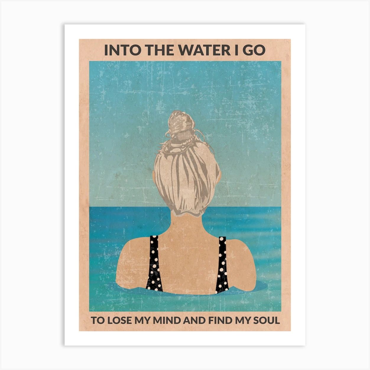 Into The Water (Silver) Art Print | Fy! (UK)