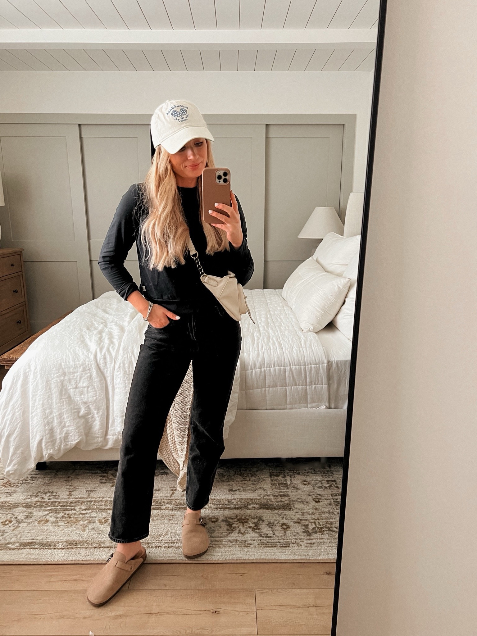 Loving this $8 embroidered hat and $19 buckle clogs! 
Jeans: 26
Shirt: small
Shoes: normally 7.5 got the 8

#casual #walmart #pickleball #loungewear #athleisure

#LTKstyletip #LTKfindsunder50 #LTKtravel