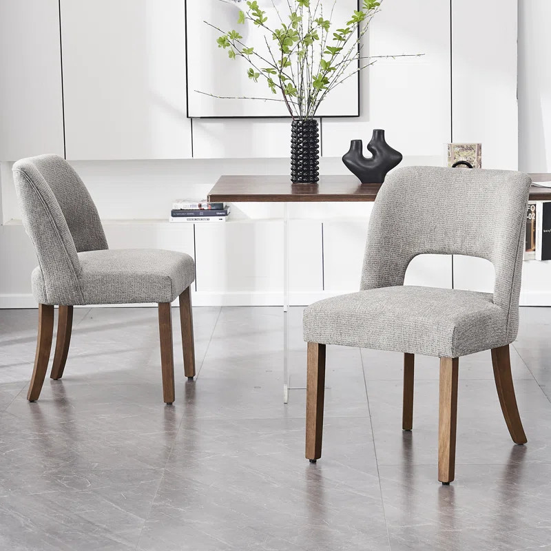 Nakenzie Upholstered Back Side Dining Chair (Set of 2) | Wayfair North America