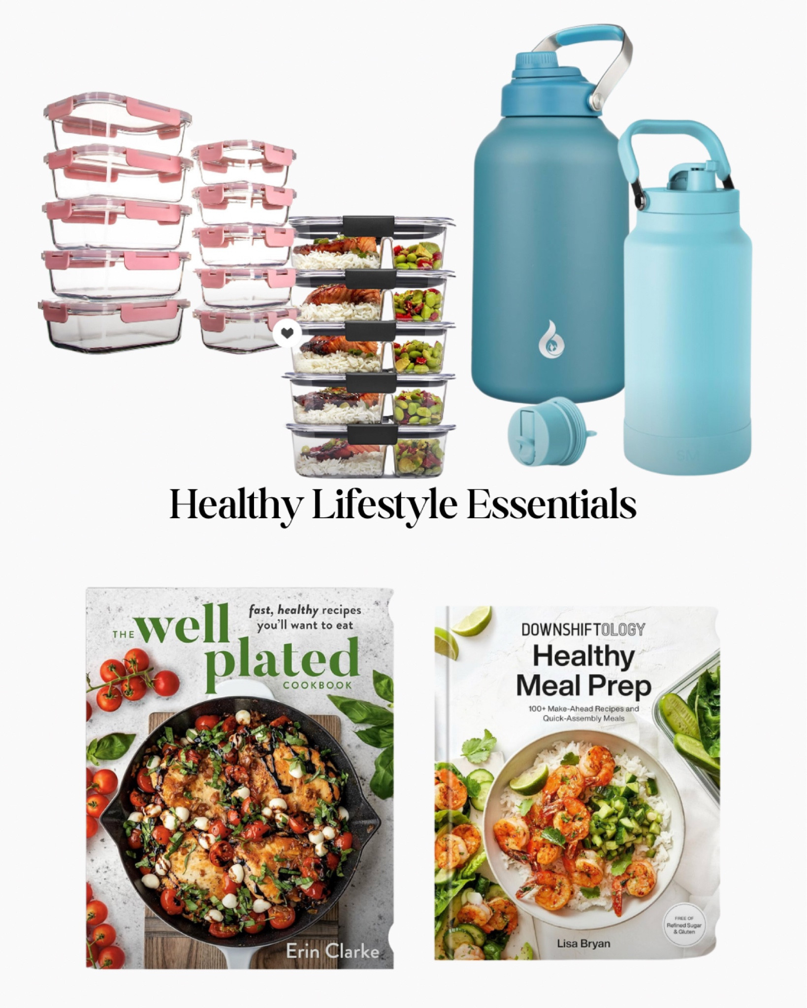 The key to staying on track this year? Meal prep! These containers and water bottles are perfect for keeping me organized and healthy. 🍏💧 #HealthyLifestyle #NewYearGoals

#LTKHome #LTKSeasonal #LTKFitness