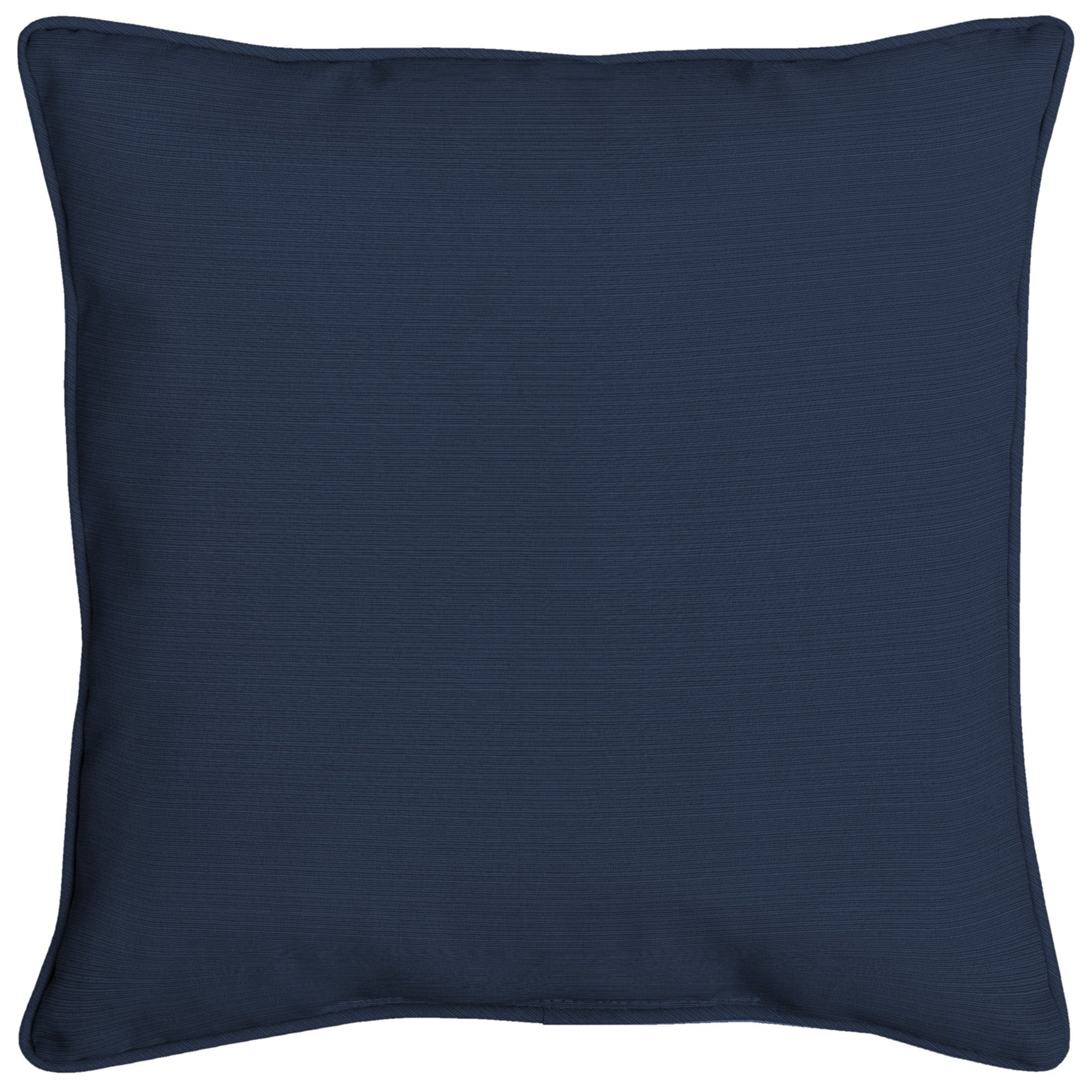 Better Homes & Gardens 20" x 20" Traditional Blue Polyester Outdoor Throw Pillow (1Piece) | Walmart (US)